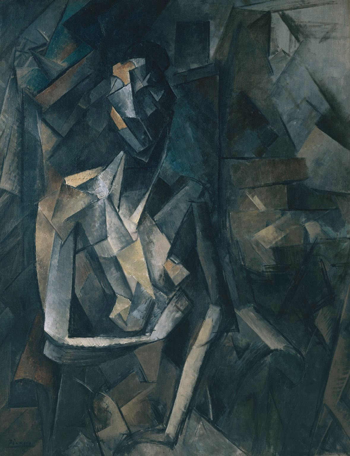 Picasso Seated Nude Style